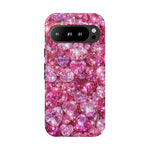 Pink Heart Gem Pattern phone case | Tough Case