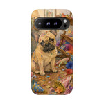 Guilty French Bulldog Phone Case, Confetti Watercolor Cover