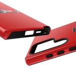 Red Classic Corvette C1 Illustration phone case | Retro Car Tough Case