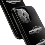 442 Phone Case Silver, Three-View Vector Tough Cover