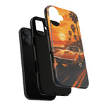 Orange Corvette C3 Stingray Sunset Palms Phone Case
