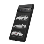 R32 Skyline Phone Case White, Three-View Vector Cover, Gift GTR Fans