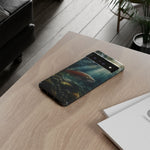 Salmon River Fishing Phone Case, Sunlit Current Cover