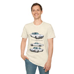 1962 Thunderbird Car Trio Illustration T-Shirt | Classic Auto Tee