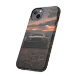 MK4 Supra Phone Case, Black JDM Sports Car Mountain Dusk Cover
