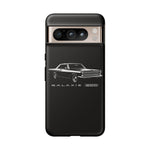 Vintage Galaxie 500 Phone Case | Classic Car Illustration, Black