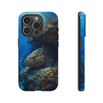 Grouper Reef Phone Case, Sunbeam Ledge Marine Art Tough Cover