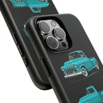 Turquoise 1955 Stepside Pickup Truck Tough Phone Case - 3 View
