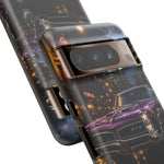 67 GTO Phone Case Purple, Rainy City Night Muscle Car Tough Cover