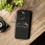 1969 Camaro Black Restomod Front Tough Phone Case Cover Gift