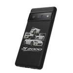 White S2000 Roadster Collage JDM Tough Phone Case Cover Gift