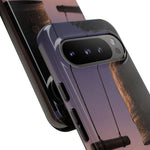 Temple Bell Sunset Phone Case Japan Zen Tough Case