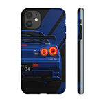 R34 Skyline Afterburner Rear GT-R Tough Phone Case for JDM Fans