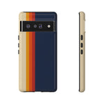Retro Rainbow Stripe Phone Case | Tough Phone Case