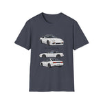1989 240SX Car Illustration T-Shirt | JDM Coupe Side Front Rear