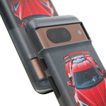 Red C8 Z06 Track Wing Tough Phone Case Cover Gift Art