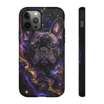 French Bulldog Galaxy Marble Art Tough Phone Case