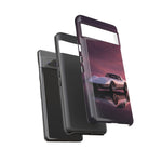 Soft White C3 Corvette Mauve Sky Phone Case