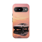 Panda AE86 Pastel Rain Reflection Tough Case