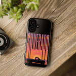 Silverado sunset truck Phone Case | Retro pickup silhouette