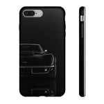 Black 1969 Corvette Art Phone Case, C3 Stingray Sports Car Tough Cover