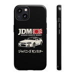R34 Skyline GT-R JDM Rising Sun Tough Phone Case Cover Gift