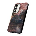 Cherry Blossom Street Scene R34 Skyline GTR Tough Case | Car Photo Cover