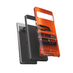 Orange Cuda Phone Case, 71 Classic Muscle Car Tough Cover