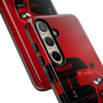 Red Mustang Art Phone Case, GT500 American Muscle Car Tough Cover