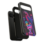 Neon Parrot Cocktails phone case | Tough Cases