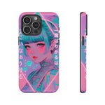 Neon Cyber Geisha phone case | Tough Case