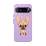 French Bulldog Bat Ears Kawaii Pet Dog Art Tough Phone Case