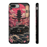 Black 300ZX Phone Case, Cherry Blossom Torii Art Tough Cover
