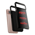 Z28 Red Triview Phone Case Classic Car Illustration