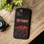 Tri-Power Classic Muscle Car GTO phone case | Retro Automotive Graphic