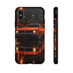 69 Nova SS Phone Case, Rainy City Night Muscle Car Tough Cover