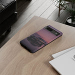 Sunset Skyline GT-R R32 phone case | car reflection, purple dusk