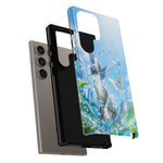 Copy of Silver Butterflies Tough Case | Blue Sky Water Droplets Phone Cover