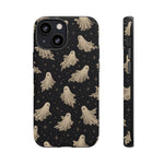 Vintage Ghost Pattern phone case | Halloween spooky stars design