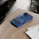 Blue Impala 1964 Phone Case, Classic Lowrider Tough Cover for Classic Car Fans