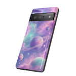 Pastel Galaxy Planet Vaporwave Art Tough Phone Case