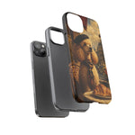 Poodle in Beret Phone Case | Vintage Paris Café Illustration