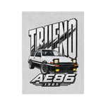 1985 AE86 Trueno Microfiber Throw Blanket JDM Classic Car Gift