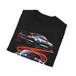 GT500 Dual View Muscle Car T-Shirt Modern Performance Street Racing Graphic Tee