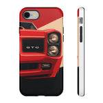 Red Classic GTO Car phone case | Tough phone cover, vintage muscle car design