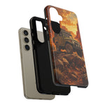 Land Cruiser FJ40 Classic 4x4 Red Rock Canyon Art Tough Phone Case