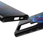Neon Cyber Sea Turtle Tough Phone Case Ocean Design