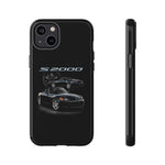 Black S2000 Roadster Collage JDM Tough Phone Case Cover Gift
