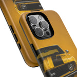 Classic Camaro SS Phone Case, Yellow 69 Muscle Car Cover, Gift for Guys