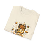 Save The Bees Beekeeper Illustration Funny T-Shirt Gift for Beekeepers Bee Lovers
